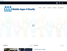 Tablet Screenshot of mobileapps4charity.com